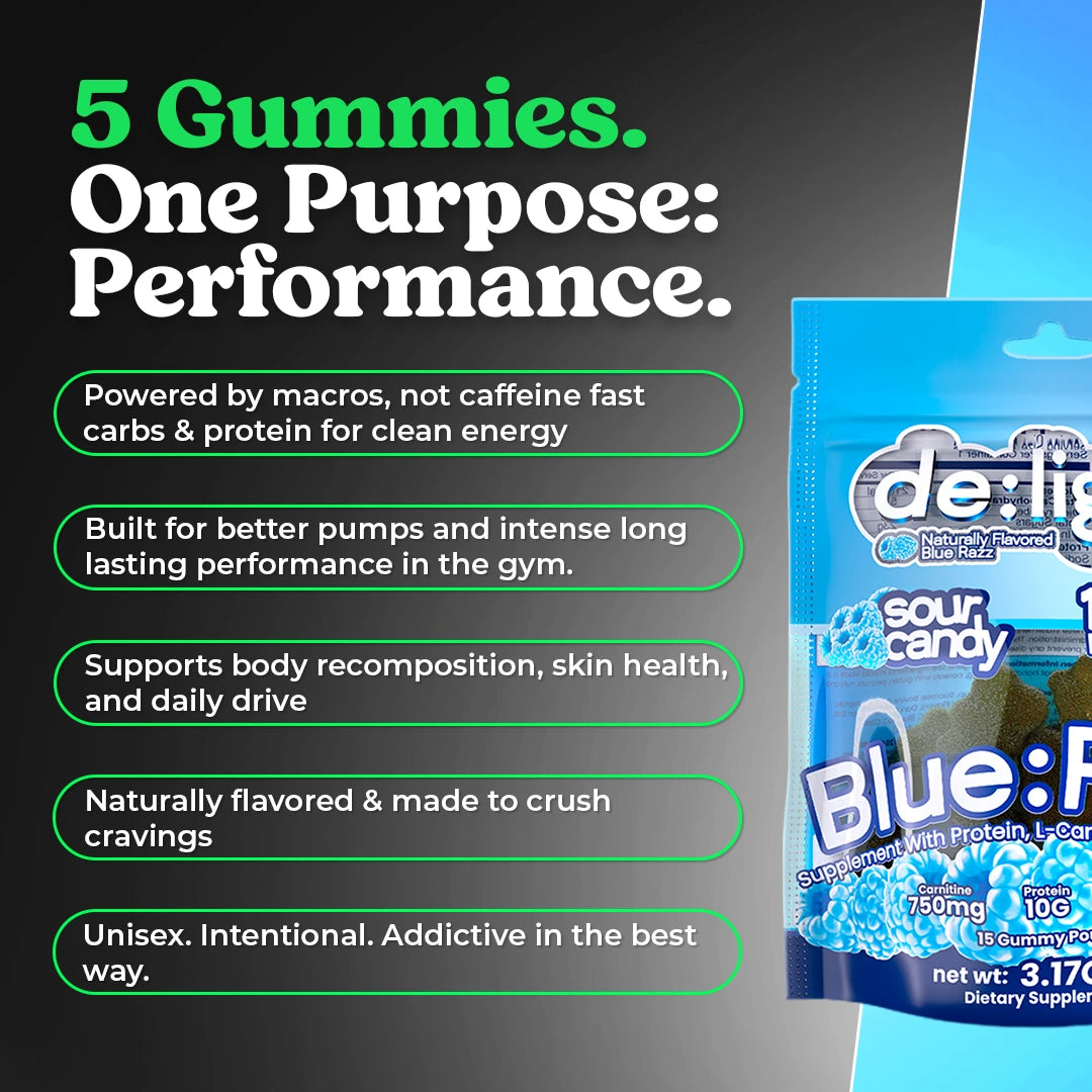 Pre Workout Protein Gummy